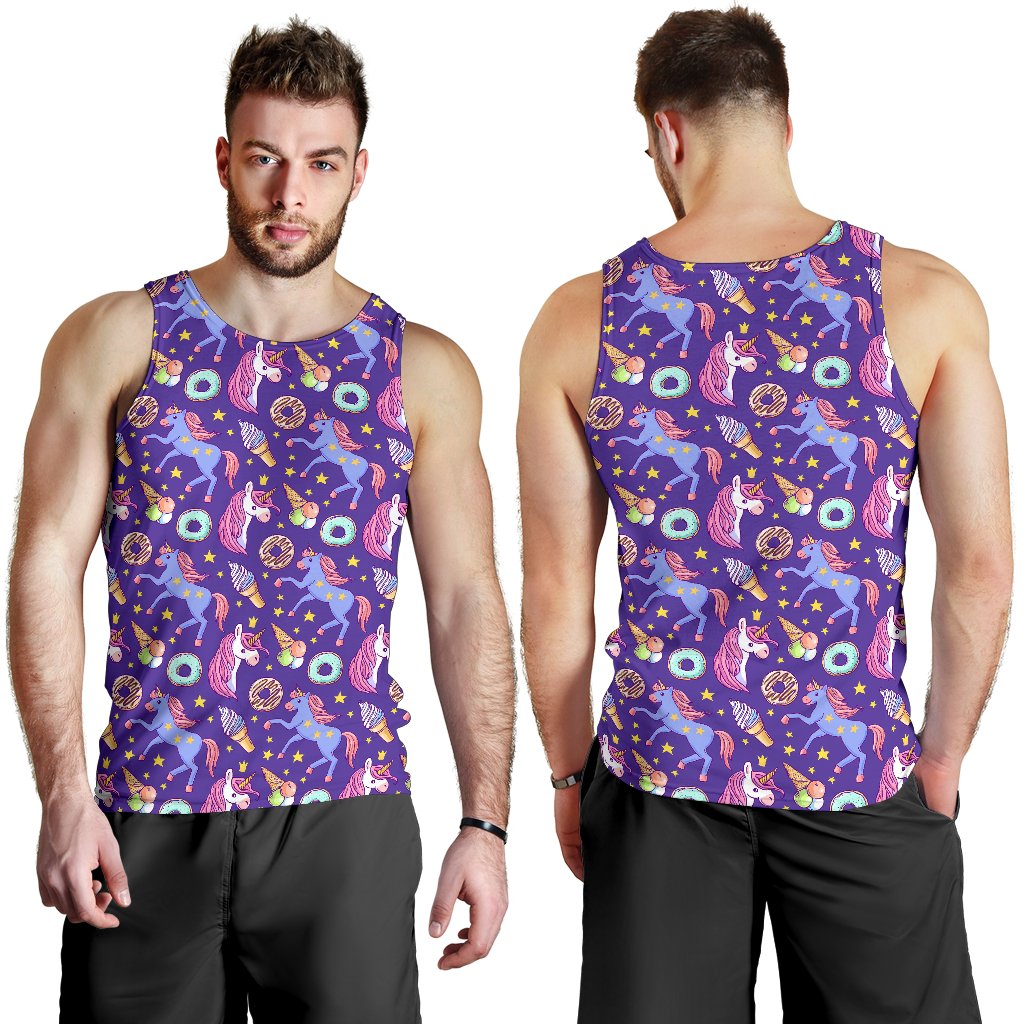 Unicorn Sweety Men Tank Top