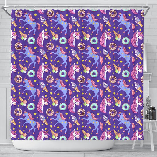 Unicorn Sweety Shower Curtain