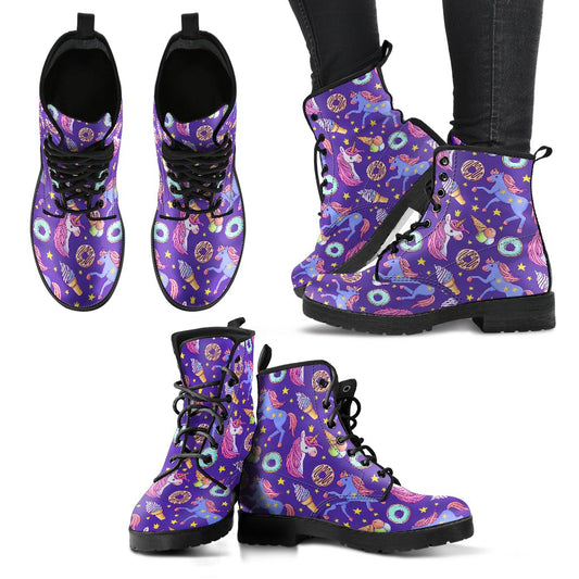 Unicorn Sweety Women Leather Boots