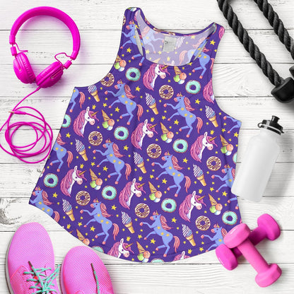 Unicorn Sweety Women Racerback Tank Top