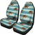 Vintage color Sea Turtle Pattern Universal Fit Car Seat Covers