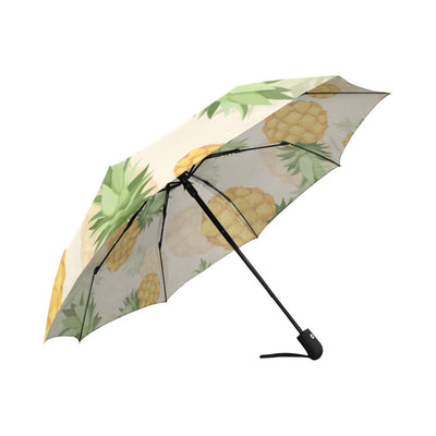 Vintage Pineapple Tropical Automatic Foldable Umbrella
