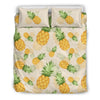 Vintage Pineapple Tropical Duvet Cover Bedding Set