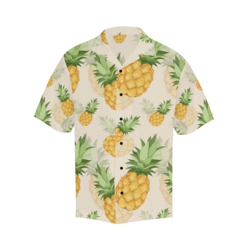 Vintage Pineapple Tropical Men Hawaiian Shirt