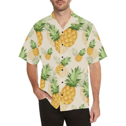 Vintage Pineapple Tropical Men Hawaiian Shirt