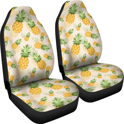Vintage Pineapple Tropical Universal Fit Car Seat Covers