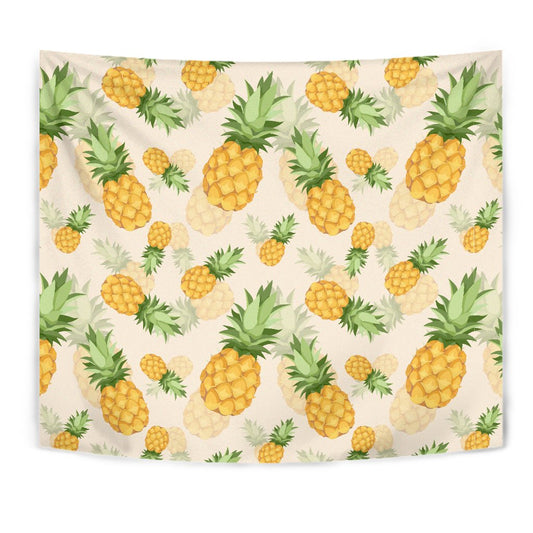 Vintage Pineapple Tropical Wall Tapestry