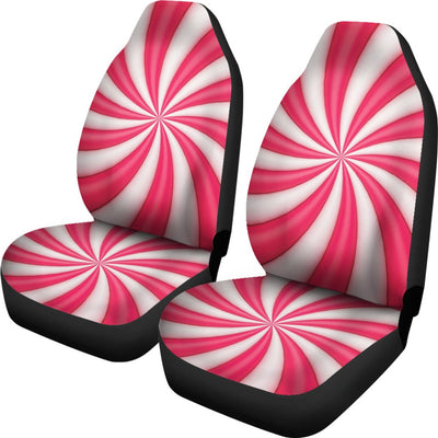 Vortex Twist Swirl Candy Print Universal Fit Car Seat Covers