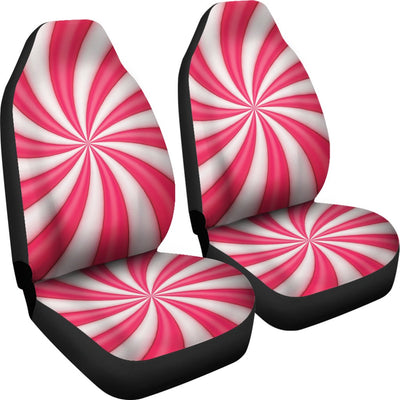 Vortex Twist Swirl Candy Print Universal Fit Car Seat Covers