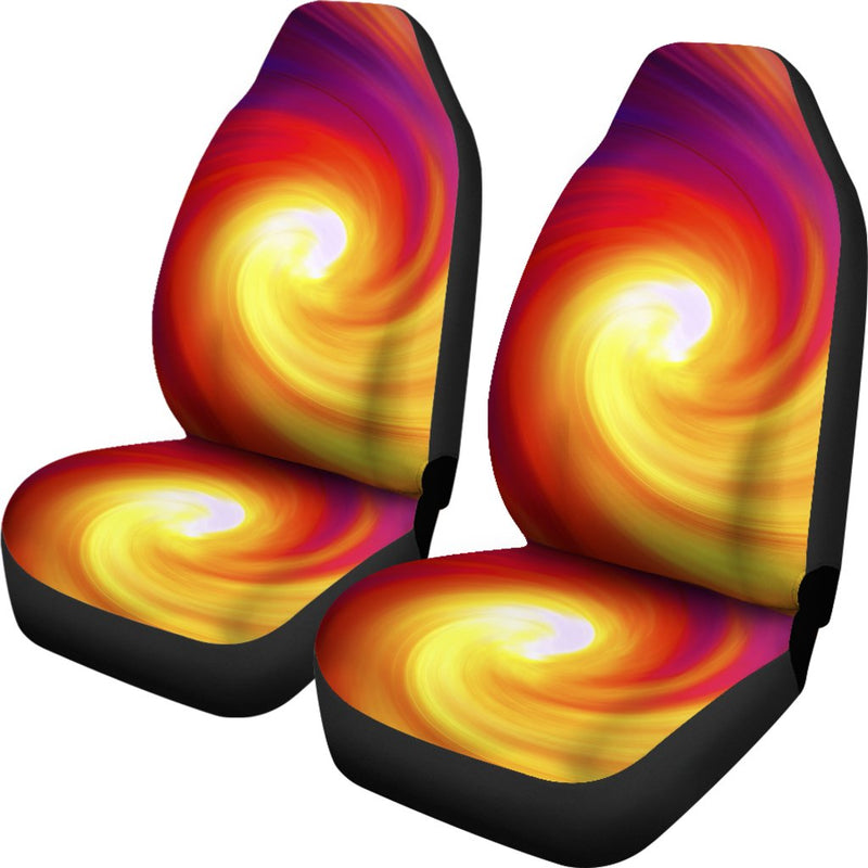 Vortex Twist Swirl Flame Themed Universal Fit Car Seat Covers