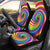 Vortex Twist Swirl Rainbow Design Universal Fit Car Seat Covers