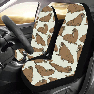 Walrus Pattern Print Design 03 Car Seat Covers (Set of 2)-JORJUNE.COM