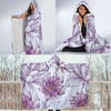 Water Lily Pattern Print Design WL01 Hooded Blanket-JORJUNE.COM