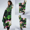 Water Lily Pattern Print Design WL010 Hooded Blanket-JORJUNE.COM