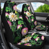 Water Lily Pattern Print Design WL010 Universal Fit Car Seat Covers-JorJune