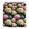 Water Lily Pattern Print Design WL02 Bedding Set