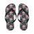 Water Lily Pattern Print Design WL03 Flip Flops-JorJune