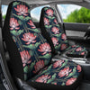 Water Lily Pattern Print Design WL03 Universal Fit Car Seat Covers-JorJune