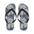 Water Lily Pattern Print Design WL04 Flip Flops-JorJune