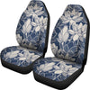 Water Lily Pattern Print Design WL04 Universal Fit Car Seat Covers-JorJune