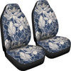 Water Lily Pattern Print Design WL04 Universal Fit Car Seat Covers-JorJune