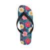 Water Lily Pattern Print Design WL05 Flip Flops-JorJune