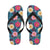 Water Lily Pattern Print Design WL05 Flip Flops-JorJune