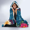 Water Lily Pattern Print Design WL05 Hooded Blanket-JORJUNE.COM