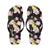 Water Lily Pattern Print Design WL06 Flip Flops-JorJune