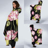 Water Lily Pattern Print Design WL06 Hooded Blanket-JORJUNE.COM