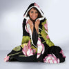 Water Lily Pattern Print Design WL06 Hooded Blanket-JORJUNE.COM