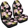 Water Lily Pattern Print Design WL06 Universal Fit Car Seat Covers-JorJune