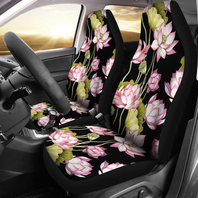 Water Lily Pattern Print Design WL06 Universal Fit Car Seat Covers-JorJune