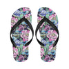 Water Lily Pattern Print Design WL07 Flip Flops-JorJune