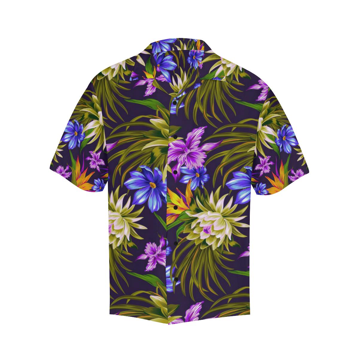 Water Lily Pattern Print Design WL08 Men Hawaiian Shirt-JorJune