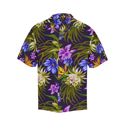 Water Lily Pattern Print Design WL08 Men Hawaiian Shirt-JorJune
