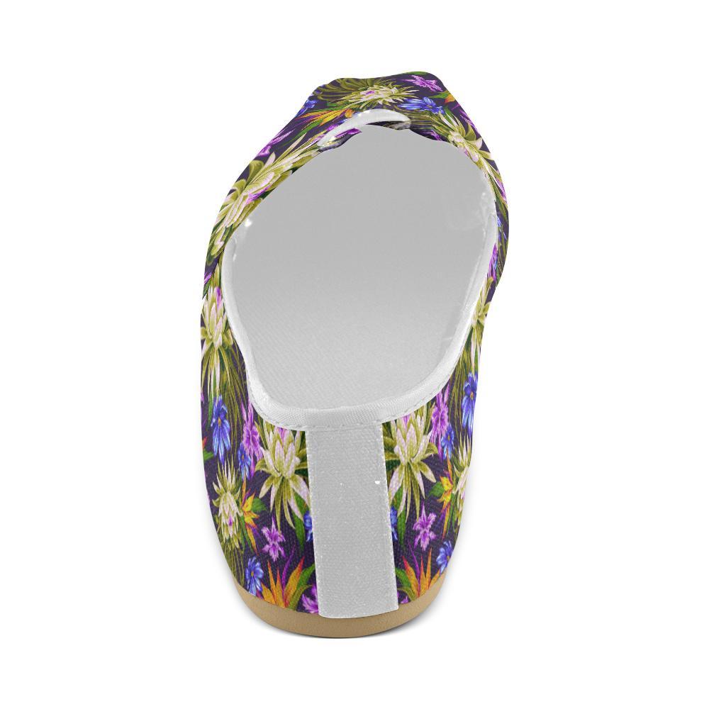 Water Lily Pattern Print Design WL08 Women Casual Shoes-JorJune.com
