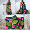 Water Lily Pattern Print Design WL09 Hooded Blanket-JORJUNE.COM