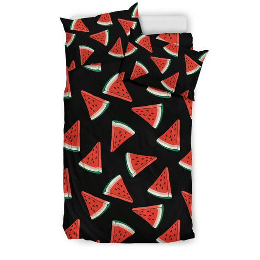 Watermelon Pattern Print Design WM01 Duvet Cover Bedding Set-JORJUNE.COM