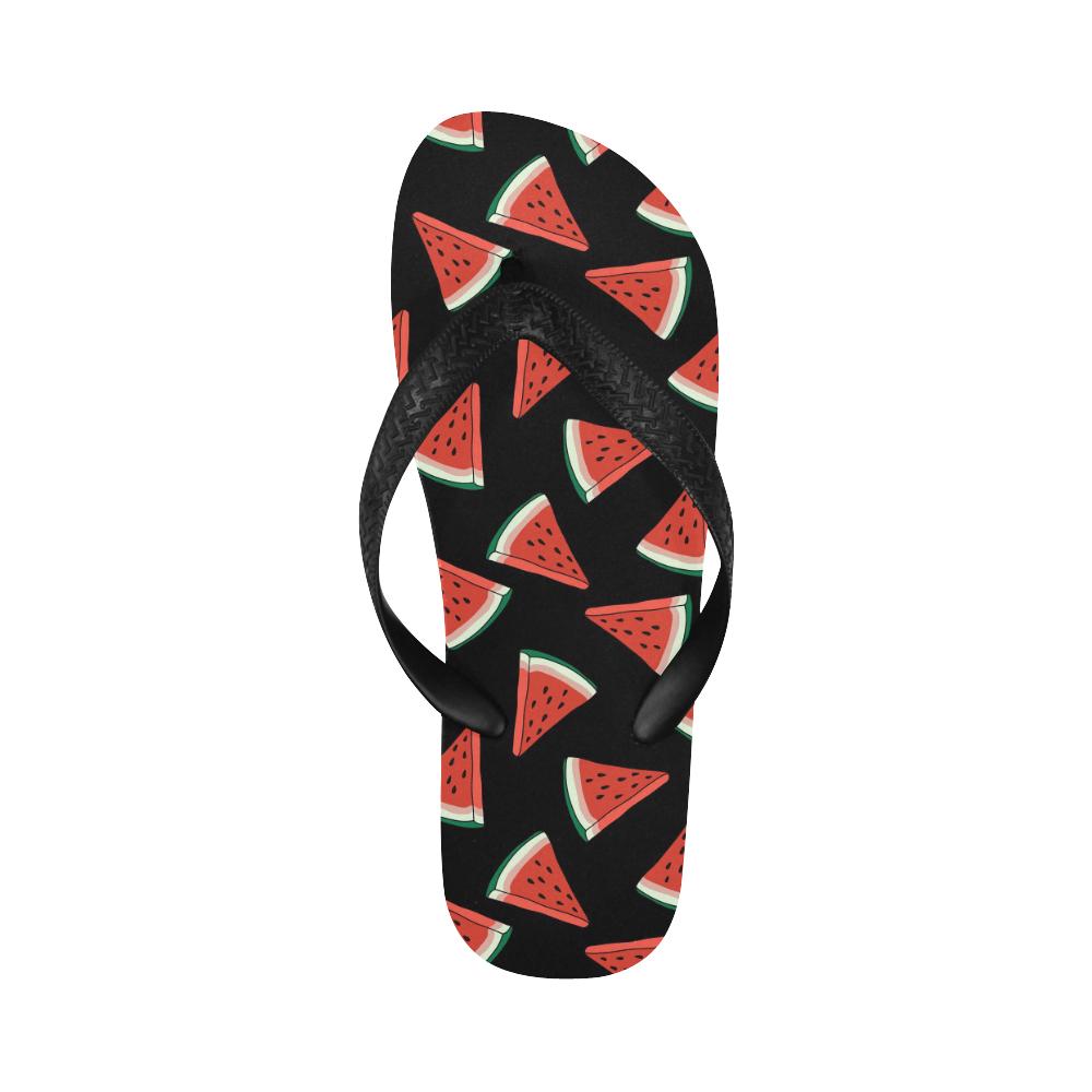 Watermelon Pattern Print Design WM01 Flip Flops-JorJune