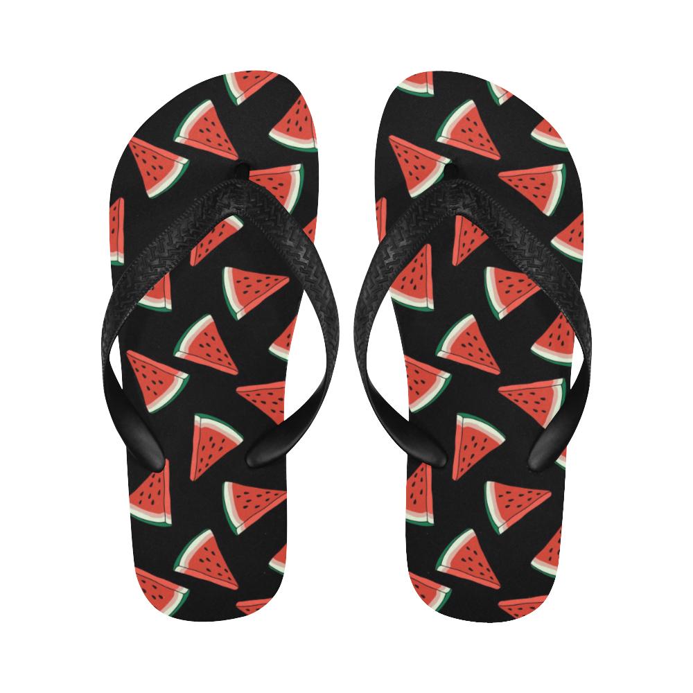 Watermelon Pattern Print Design WM01 Flip Flops-JorJune