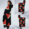 Watermelon Pattern Print Design WM01 Hooded Blanket-JORJUNE.COM