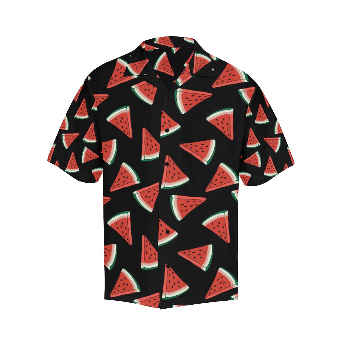 Watermelon Pattern Print Design WM01 Men Hawaiian Shirt-JorJune