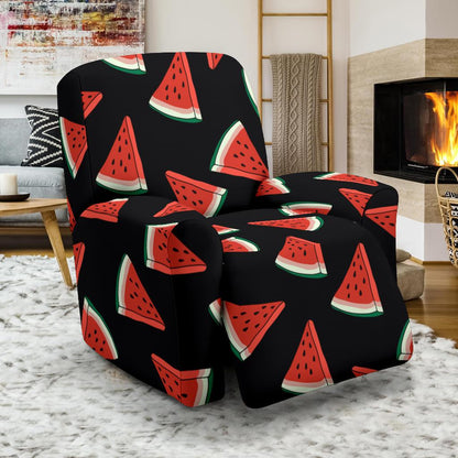 Watermelon Pattern Print Design WM01 Recliner Slipcover-JORJUNE.COM