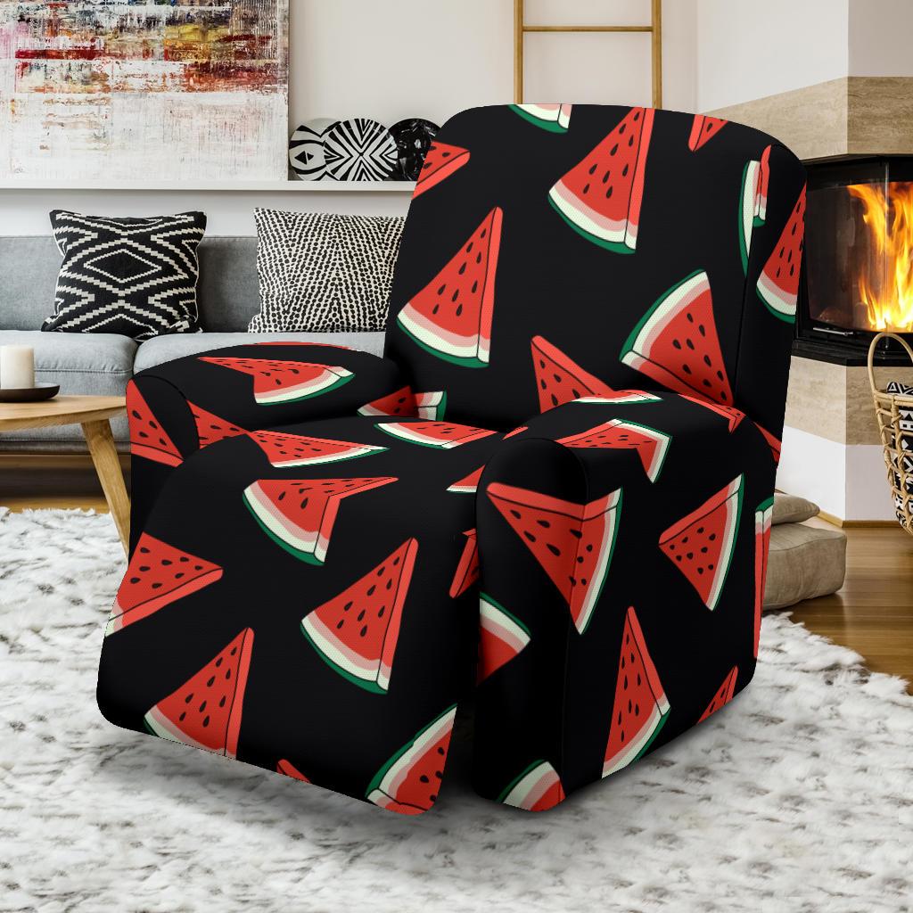 Watermelon Pattern Print Design WM01 Recliner Slipcover-JORJUNE.COM