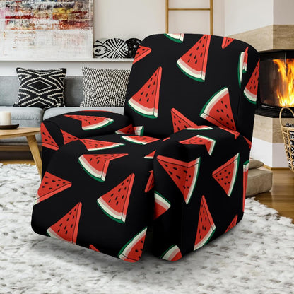 Watermelon Pattern Print Design WM01 Recliner Slipcover-JORJUNE.COM
