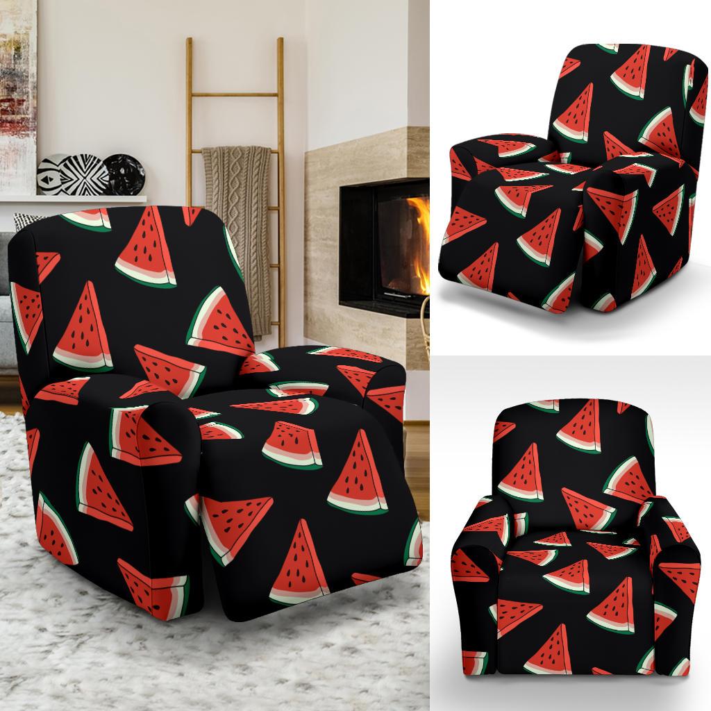 Watermelon Pattern Print Design WM01 Recliner Slipcover-JORJUNE.COM
