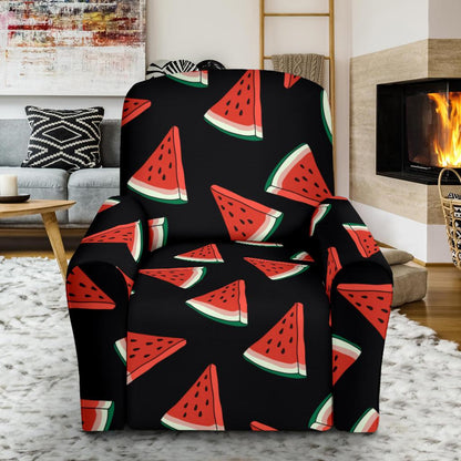 Watermelon Pattern Print Design WM01 Recliner Slipcover-JORJUNE.COM