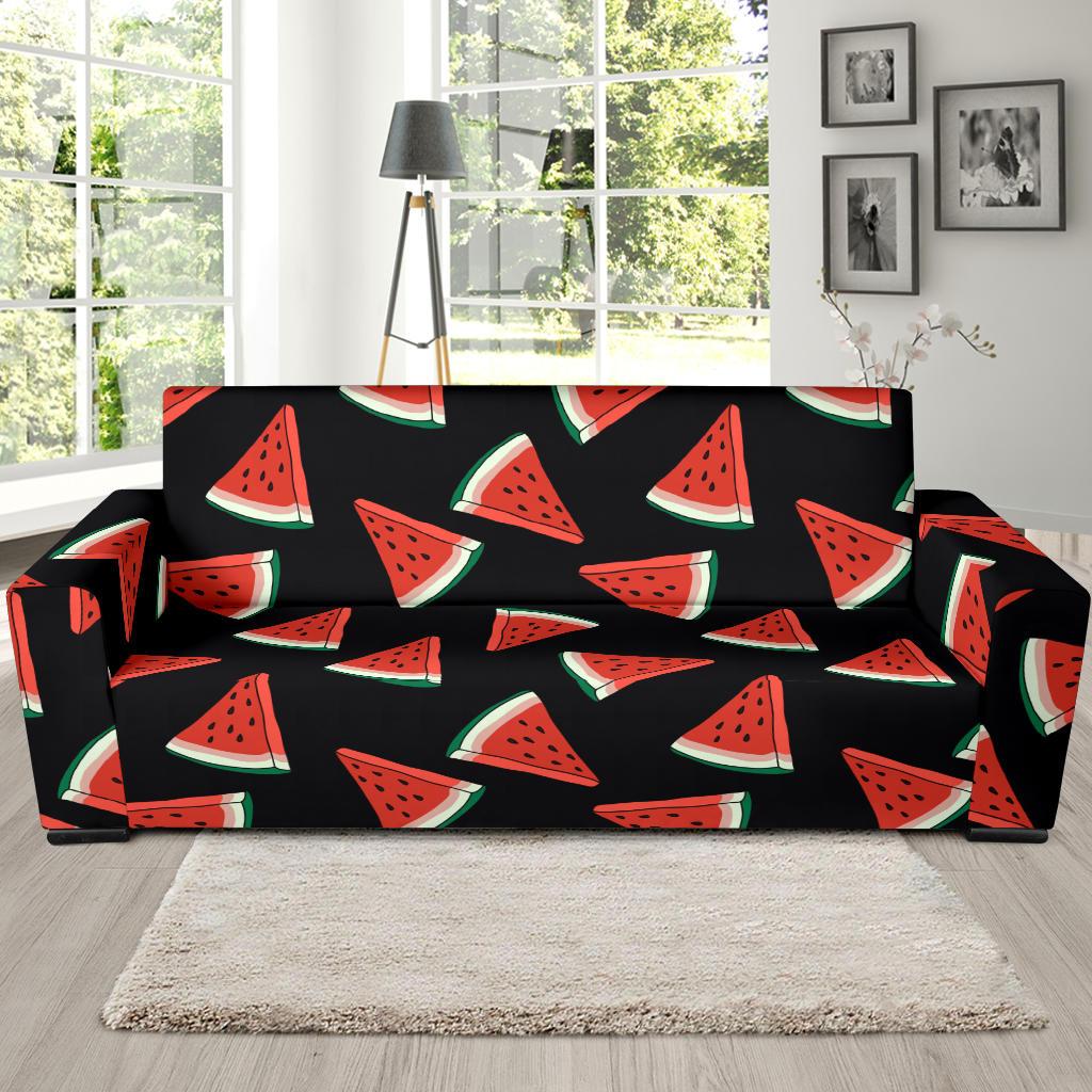 Watermelon Pattern Print Design WM01 Sofa Slipcover-JORJUNE.COM