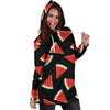 Watermelon Pattern Print Design WM01 Women Hoodie Dress